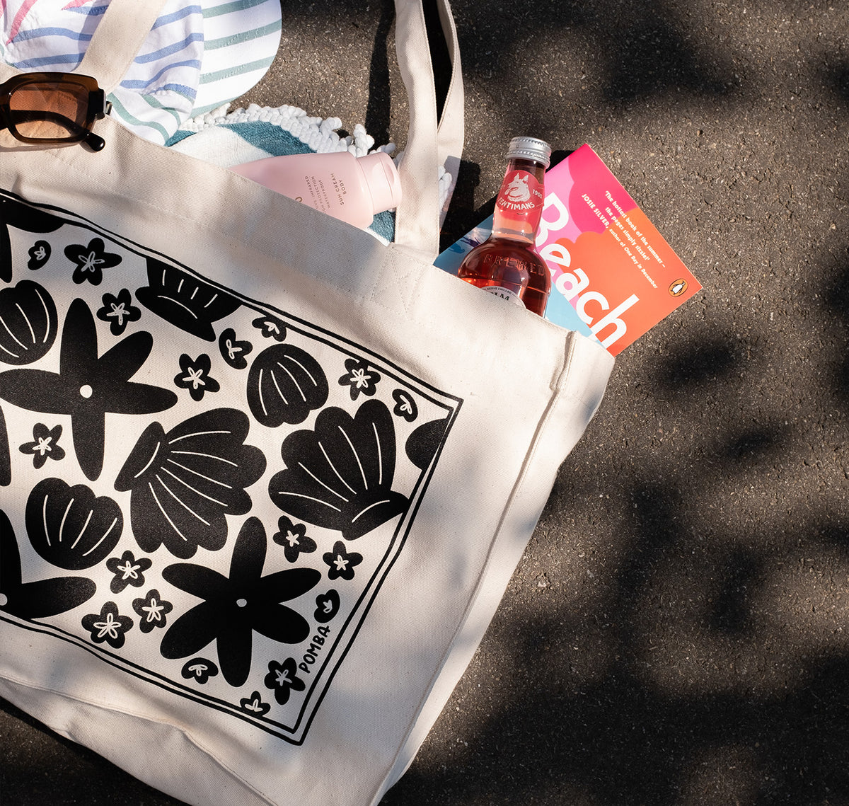 Seashell discount tote bag