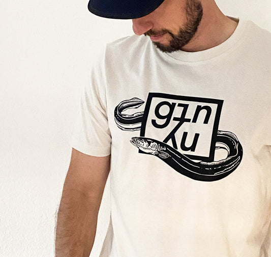 GINNY - Unikat T-Shirt „Der europäische Aal“