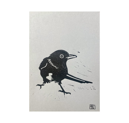 GINNY - Karte "Die steppende Amsel No2"