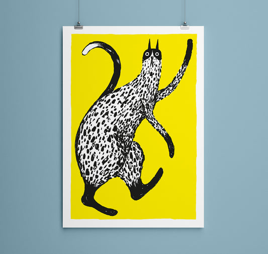 Anna-Lisa Schneeberger - Plakat "Katze 2"