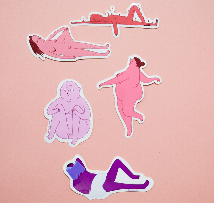 Anna Lena Spring - Stickerset "Sauna"