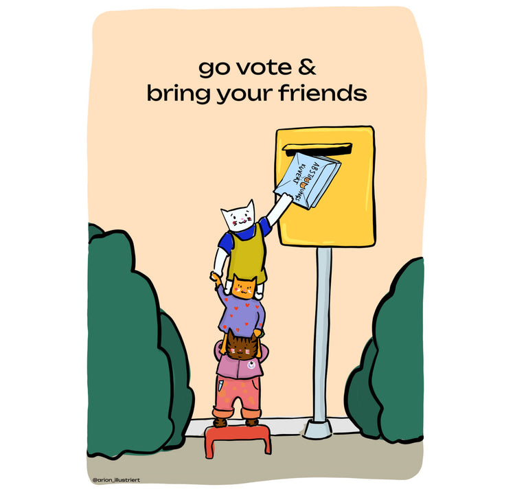 arion illustriert - "GO VOTE" 2