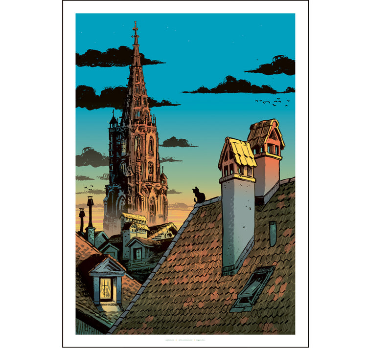 Benjamin Güdel - Plakat "Aristocats in Bern"