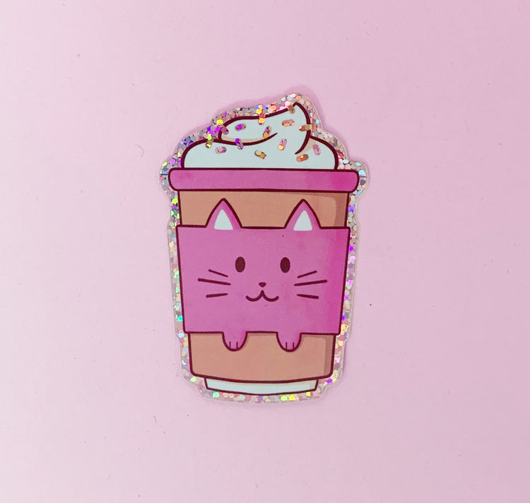 Laura LOW - Sticker "Catpuccino"