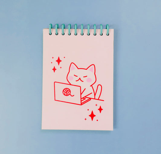 Laura LOW - Notizbuch "Working Cat"