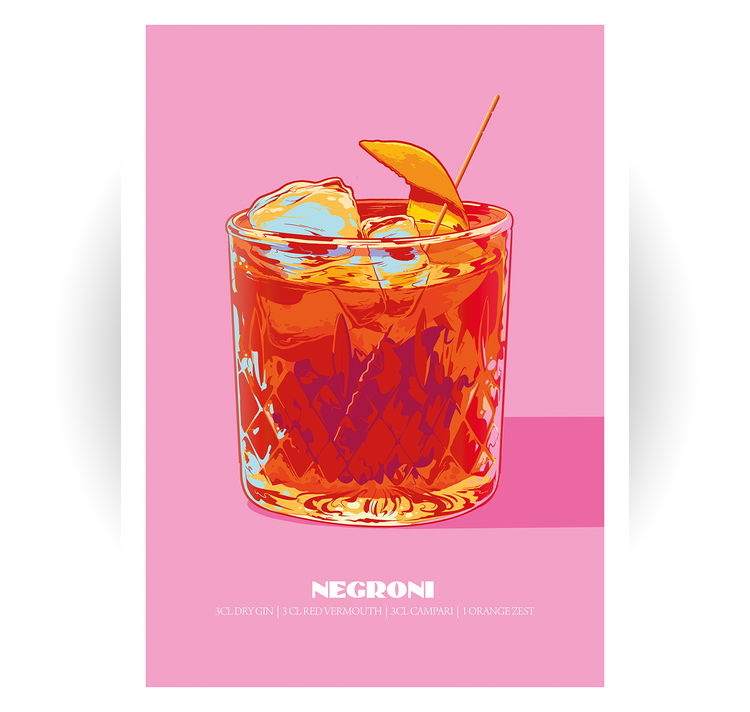 Leo Matkovic - Plakat "Negroni"