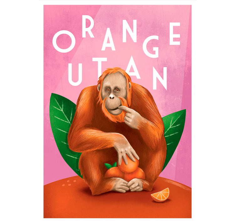 Lorena Paterlini - Plakat "Orangeutan"