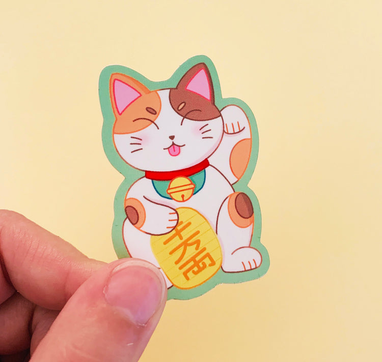 Laura LOW - Sticker "Lucky Cat"