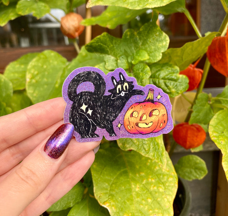 Mavie Steffanina - Holo Sticker "Black Cat"