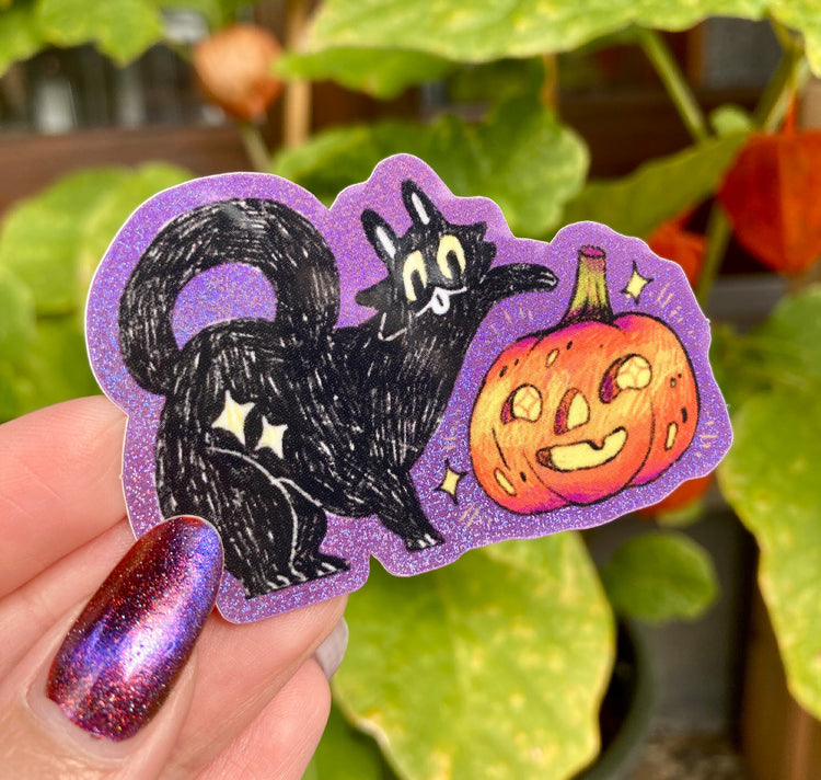 Mavie Steffanina - Holo Sticker "Black Cat"