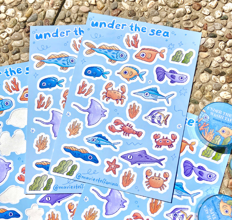 Mavie Steffanina - Stickers "UNDER THE SEA"