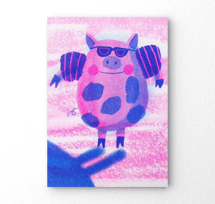 Plundernase - Postkartenset “Piggy”