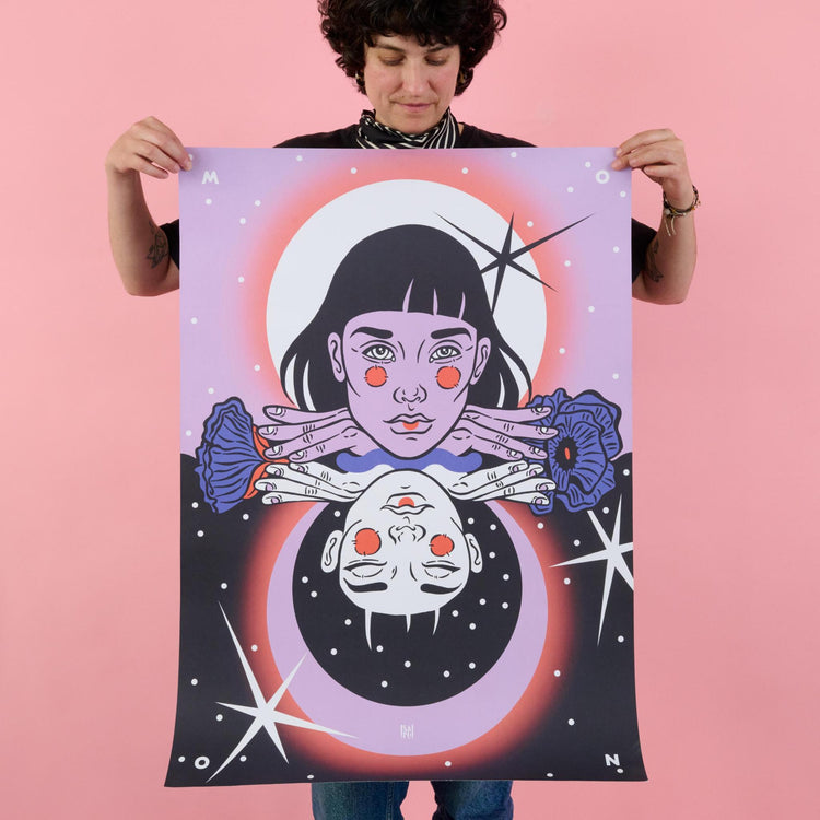 SAFU / Sarah Furrer - Plakat "The Moon"