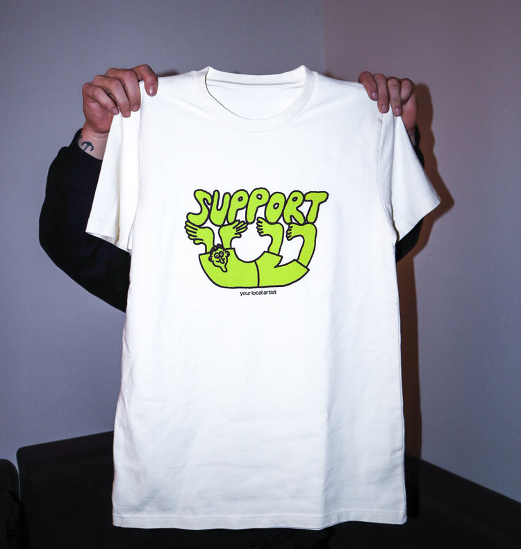 Dario Forlin x supportyourlocalartist.ch - T-Shirt "Support"