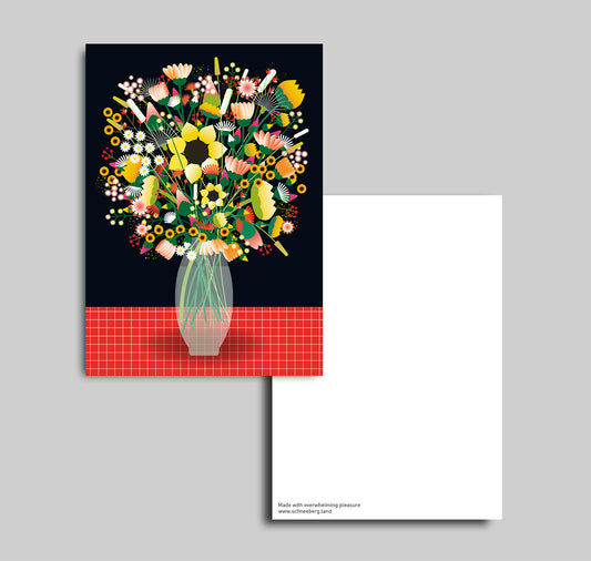 Anna-Lisa Schneeberger - Postkarte "Blumenstrauss Sommer"