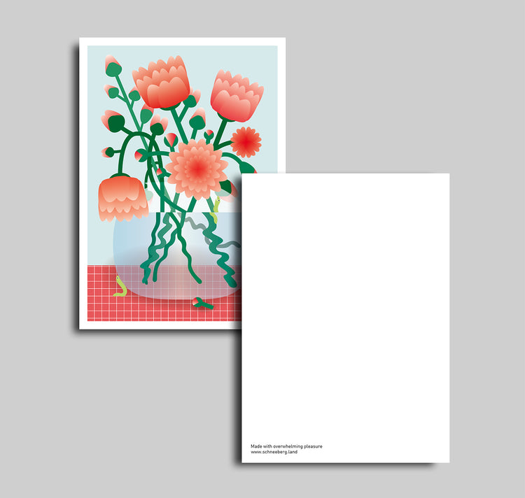 Anna-Lisa Schneeberger - Postkarte "Blumenabo II"