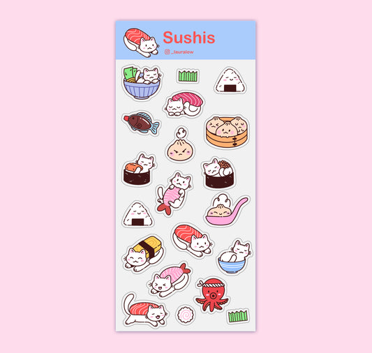 Laura LOW - Stickersheet "Sushi"