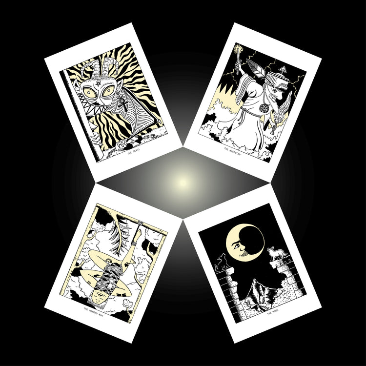 mnzz - Postkartenset "Tarot" Serie A