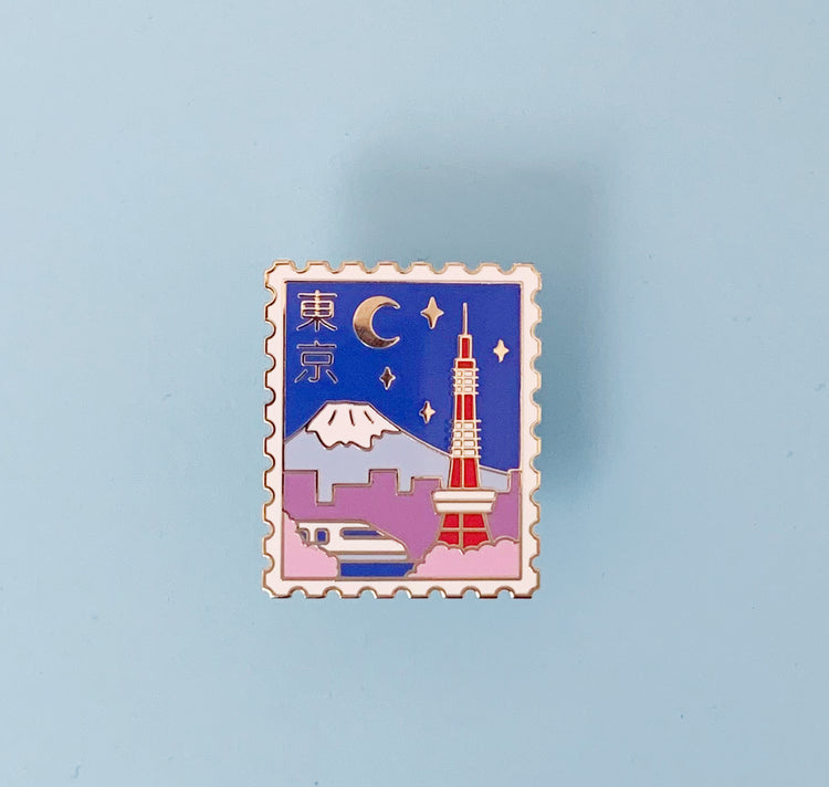 Laura LOW - Pin "Tokyo Stamp"