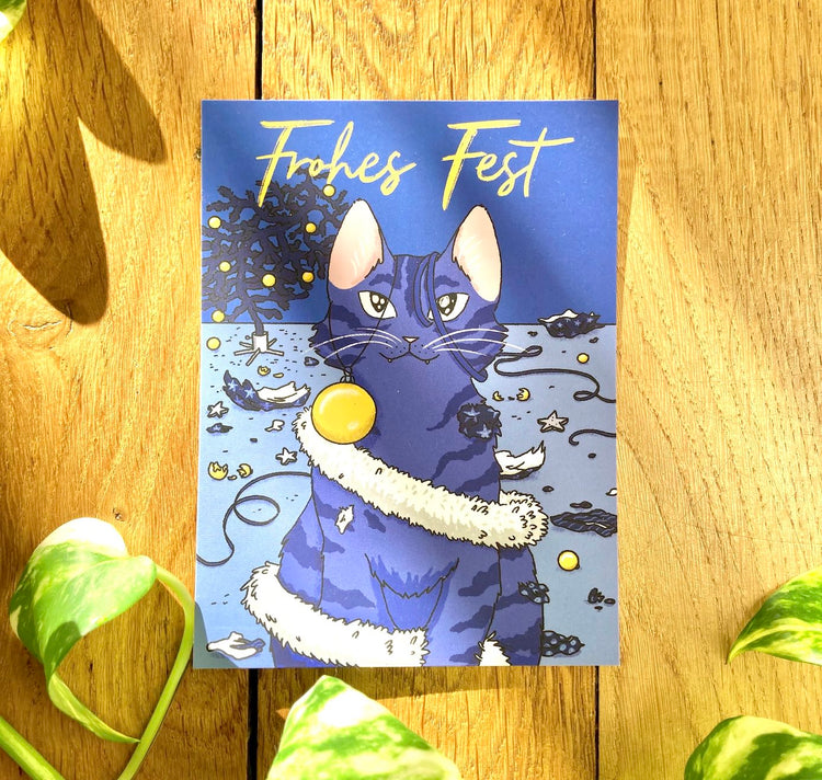 Leonie Rösler - Postkarte "Frohes Fest"