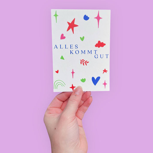 arion illustriert - Karte "Alles kommt gut"