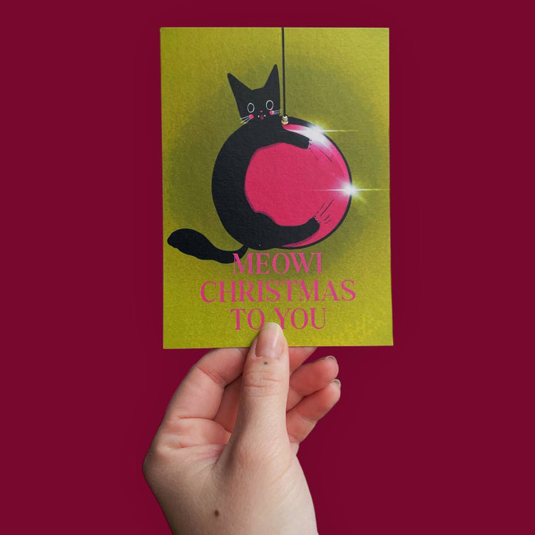 arion illustriert - Karte "Meowi Christmas"