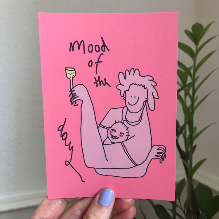 Bianca Caderas - Postkarte "mood of the day 2"