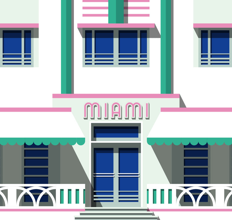 chantal kocher design - Plakat "Ocean Drive"