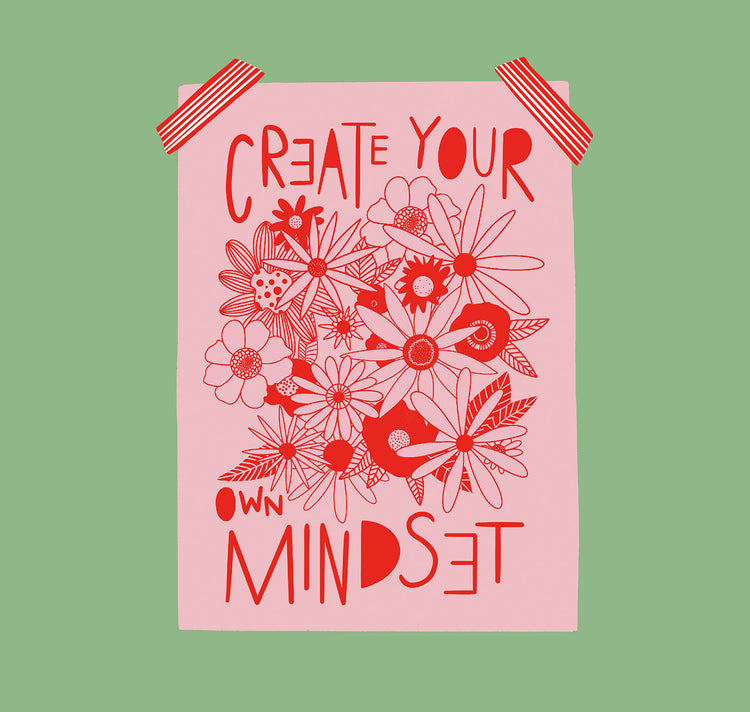 estheticgoods - Postkarte "Create your own Mindset"