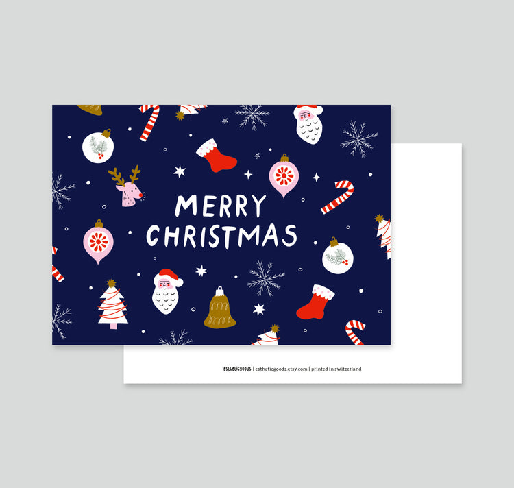 estheticgoods - Postkarte "Merry Christmas"