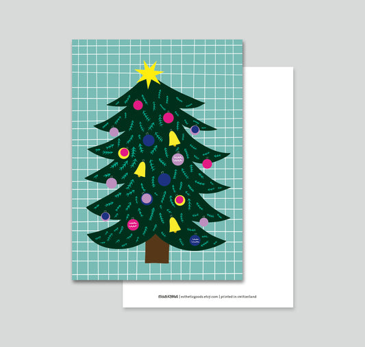 estheticgoods - Postkarte "Weihnachtsbaum"