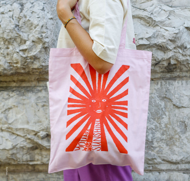 itsybitsy -  Totebag "Sunshine" (rosa)