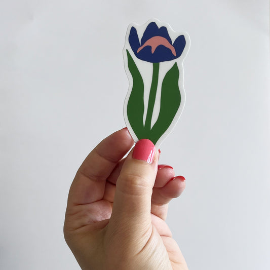 Jolanda Epprecht - Sticker "Blaue Blume"