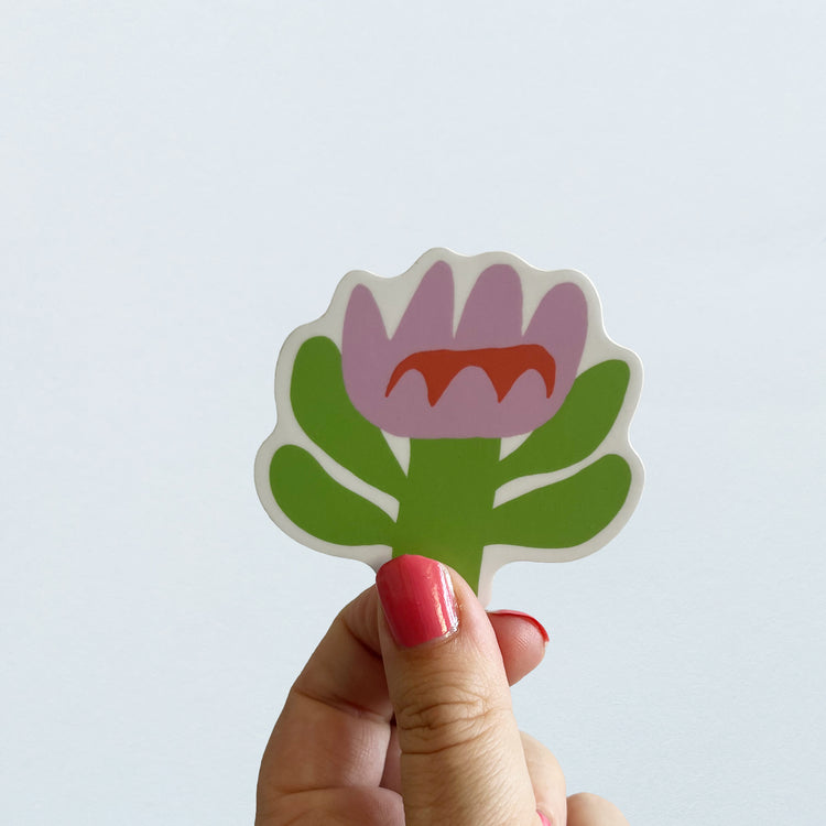 Jolanda Epprecht - Sticker "Pinke Blume"