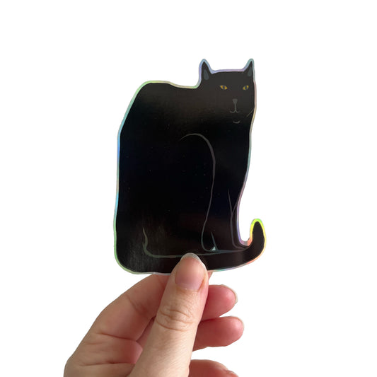 Jolanda Epprecht - Holosticker "Schwarze Katze"