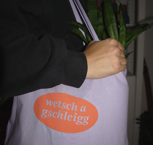 Juuhulia - Totebag "wetsch a gschleigg"