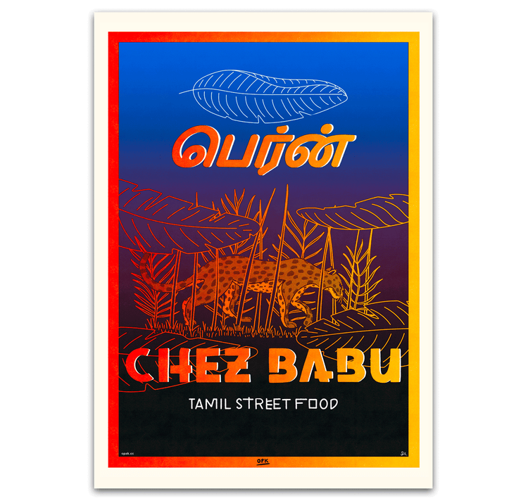 opak - Plakat "chez babu"