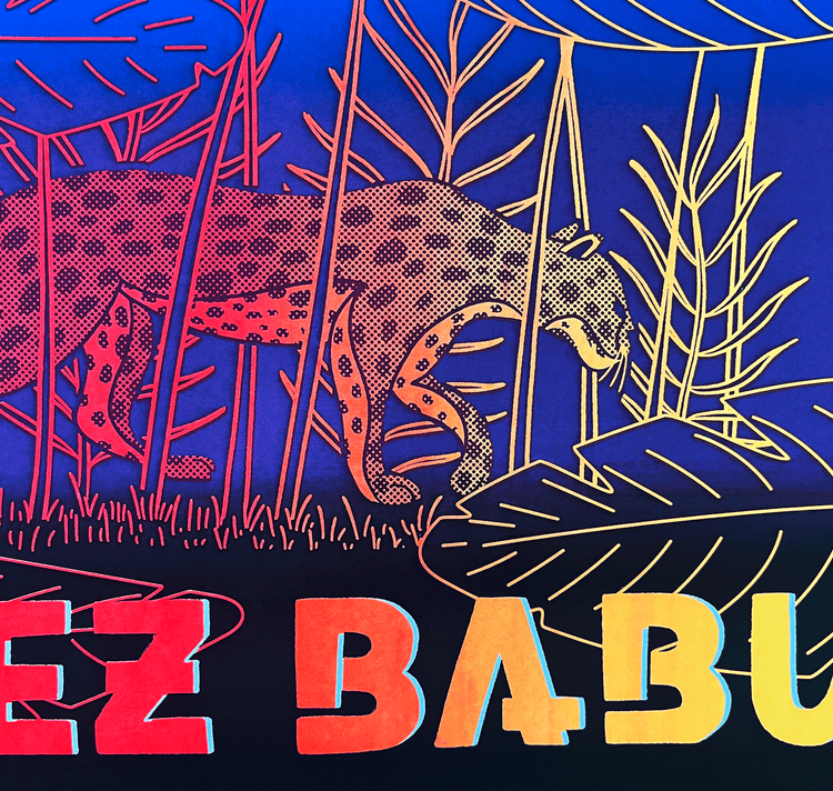 opak - Plakat "chez babu"