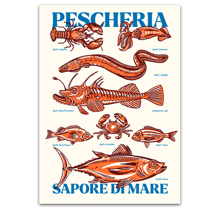 opak - Plakat "sapore di mare"