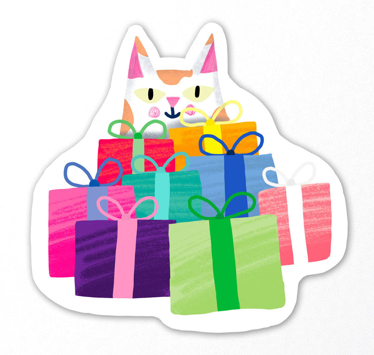 Plundernase - Sticker “Funny Christmas Cat”