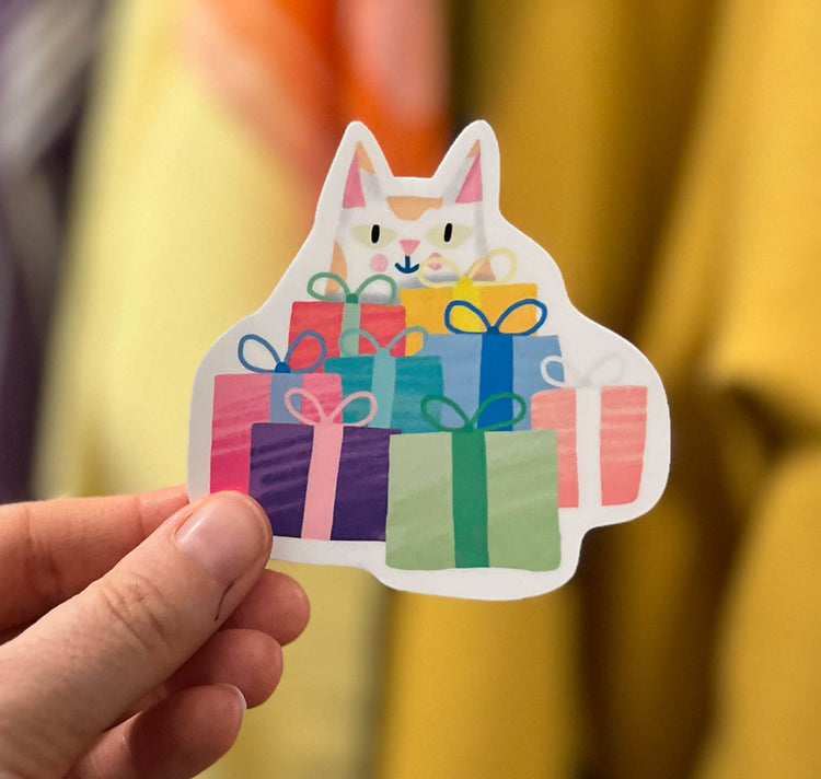 Plundernase - Sticker “Funny Christmas Cat”