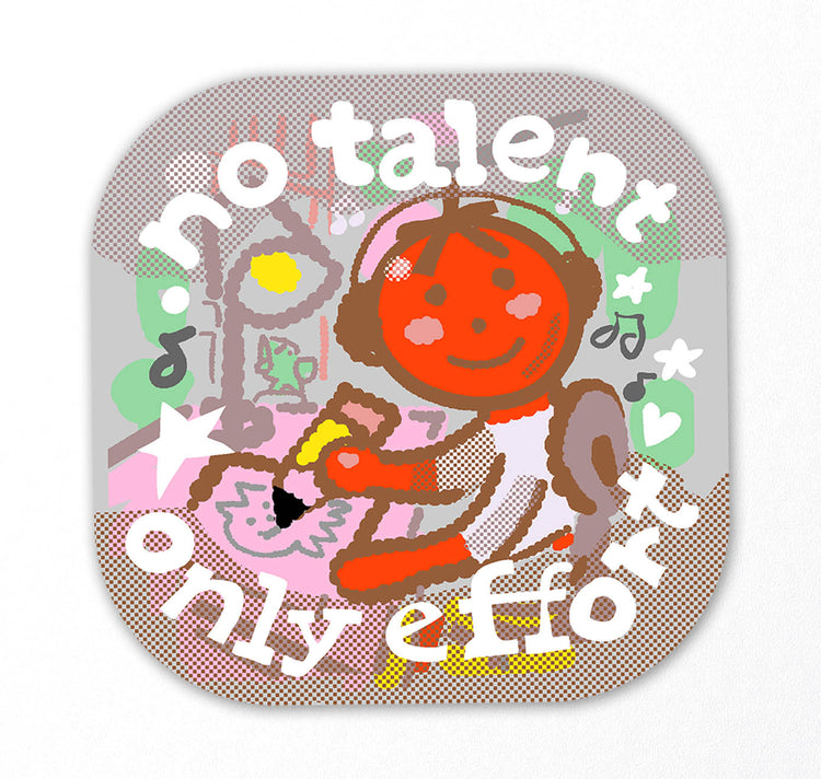 Plundernase - Sticker "No Talent Only Effort"