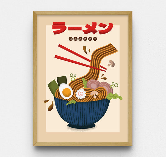 Eli Sakai - Plakat "Ramen"