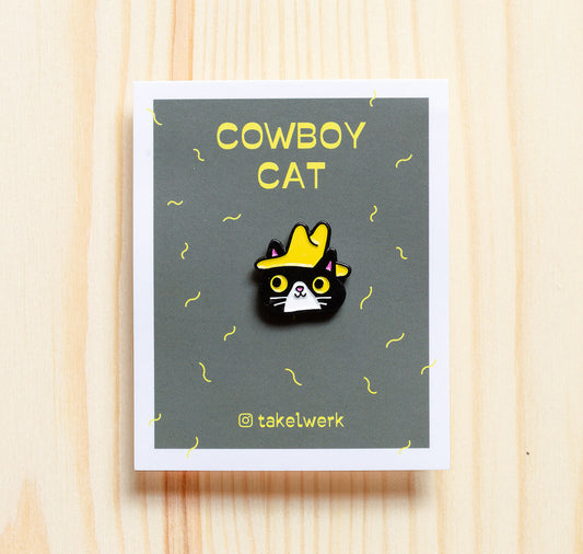 Takelwerk - Pin "Cowboy Cat"