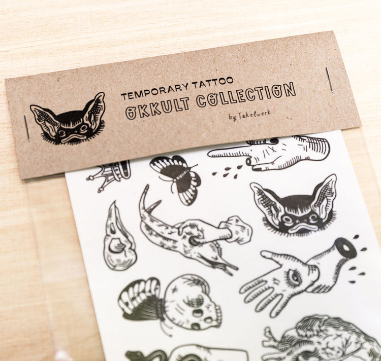 Takelwerk - Temporary Tattoos "Okkult Collection"